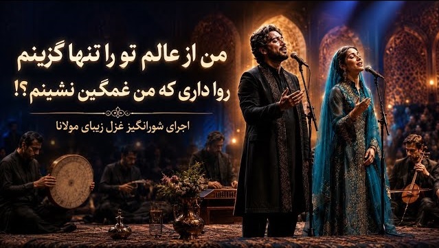 من از عالم تو را تنها گزینم ، مولانا